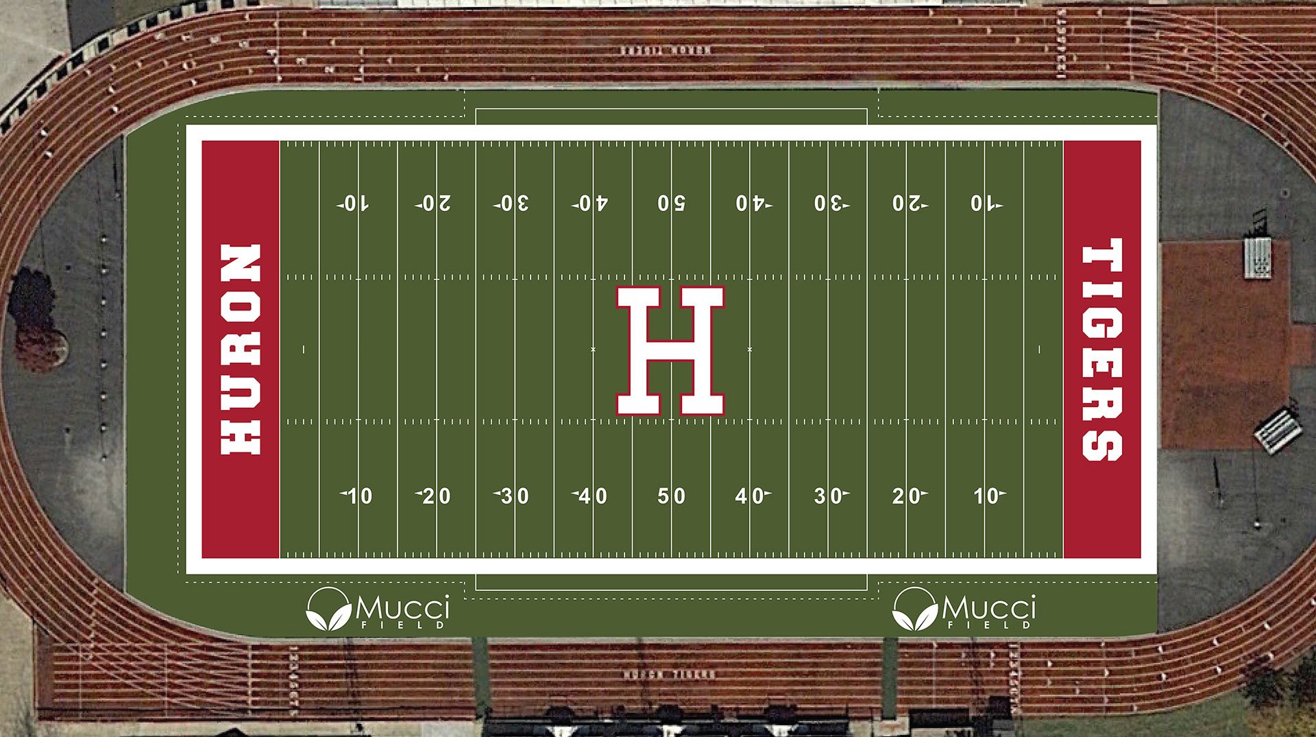 huron memorial stadium sponsor header
