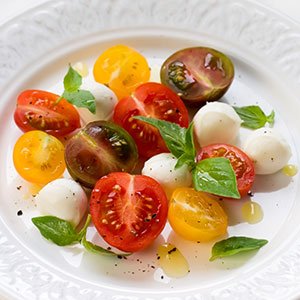 tomato basil bocconcini salad index image