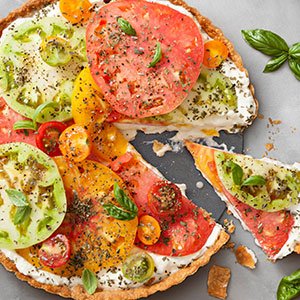 hierloom tomato tart index image