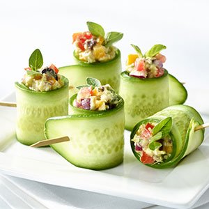 greek cucumber rolls index image
