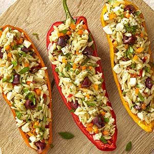 Rustico Greek Orzo Stuffed Peppers index img
