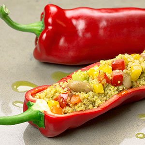stuffed peppers with moroccan flavours index image