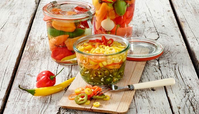 pickled mixed hot peppers display image