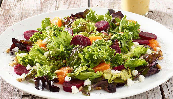 asian trio salad display image