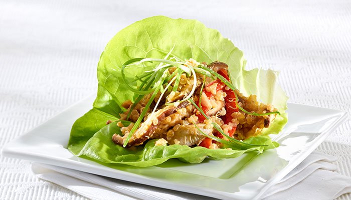 shitake lettuce bowls display image