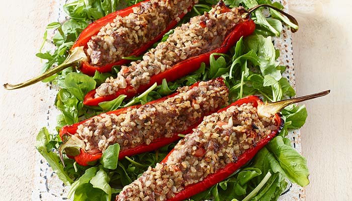 turkey stuffed sweet pepper display image
