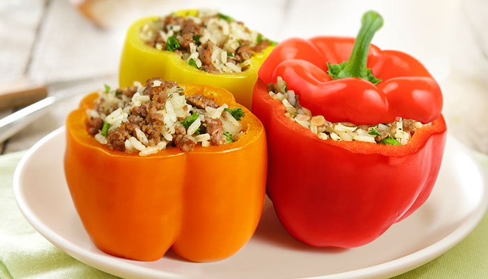 stuffed bell pepper display image